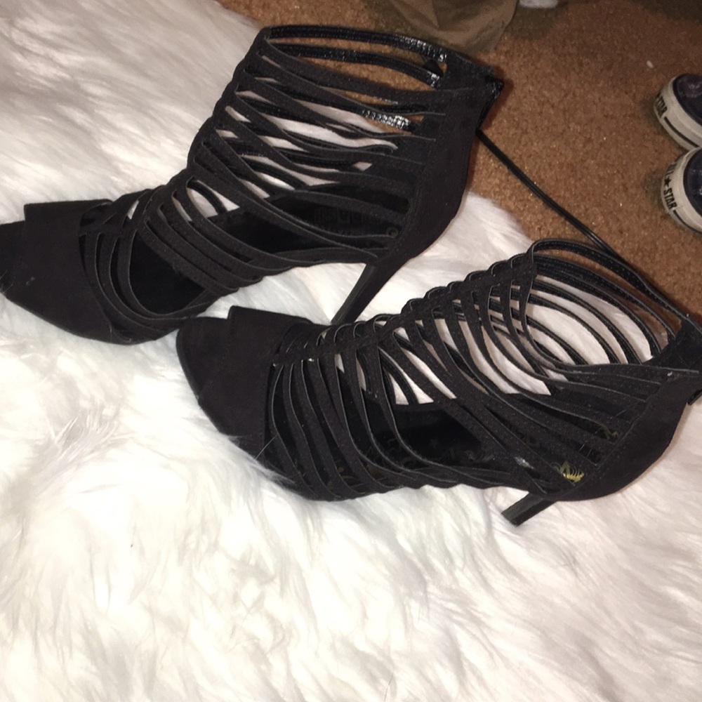 black heels